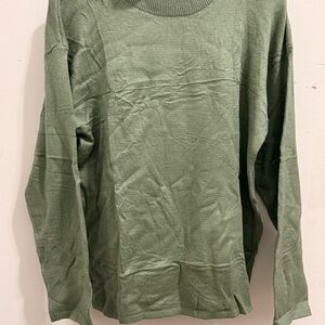 Elegant Olive Turtleneck Sweater